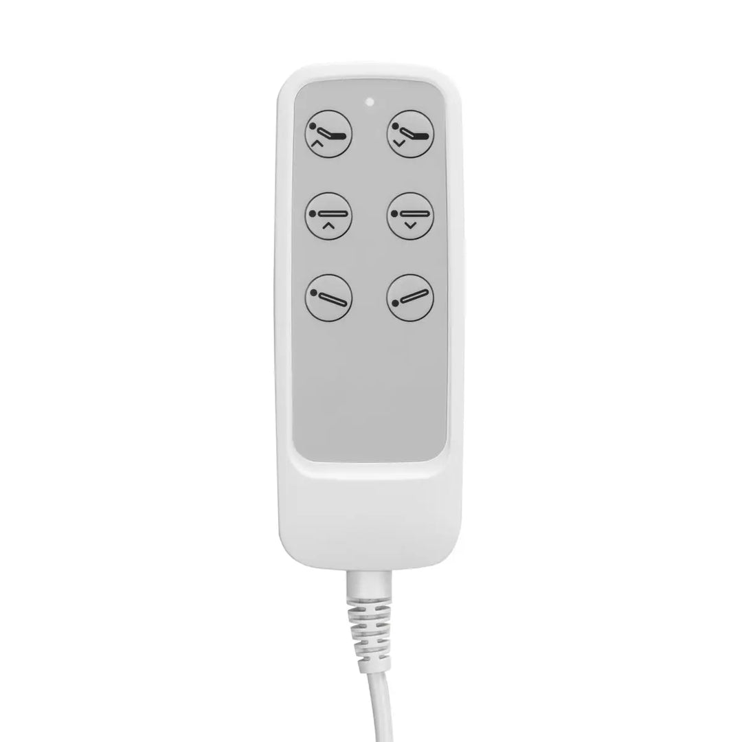 Sillon Kosmetikstuhl Elektrisch Basic PEDI 3 Motoren weiß - Kosmetikstuhl