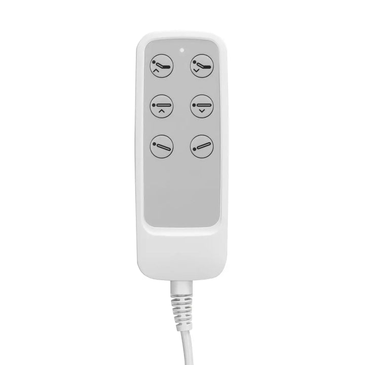 Sillon Kosmetikstuhl Elektrisch Basic PEDI 3 Motoren weiß - Kosmetikstuhl