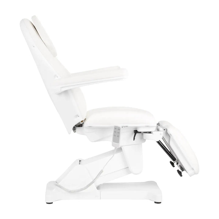 Sillon Kosmetikstuhl Elektrisch Basic PEDI 3 Motoren weiß - Kosmetikstuhl