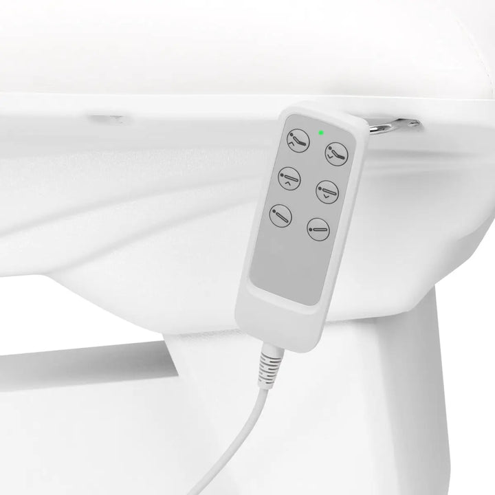 Sillon Kosmetikstuhl Elektrisch Basic PEDI 3 Motoren weiß - Kosmetikstuhl