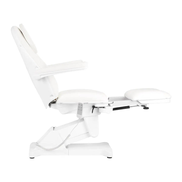 Sillon Kosmetikstuhl Elektrisch Basic PEDI 3 Motoren weiß - Kosmetikstuhl