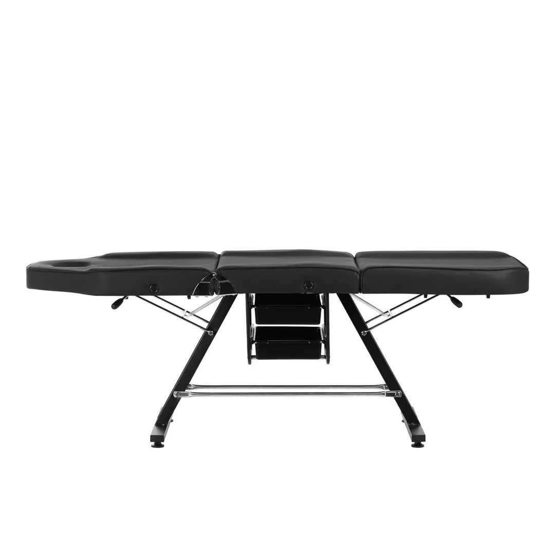 Sillon Kosmetikstuhl mit Fächern schwarz - Kosmetikstuhl