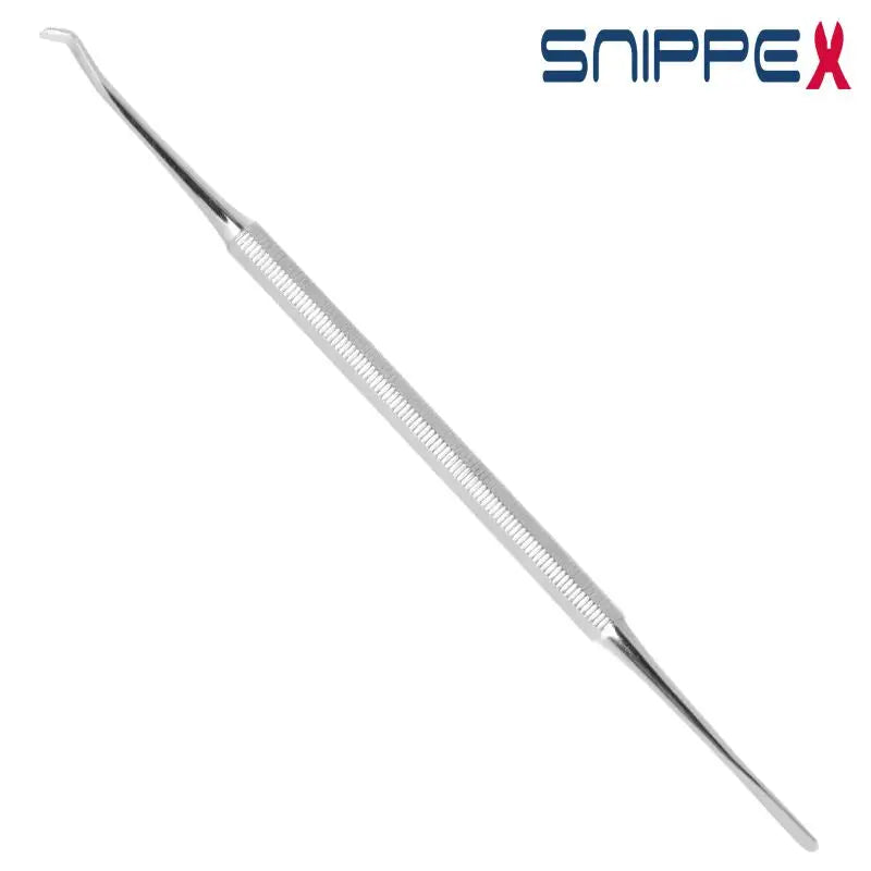 Doppelendiger Metallcuticle Pusher im Snippex Nagelsonde Podologie 15cm