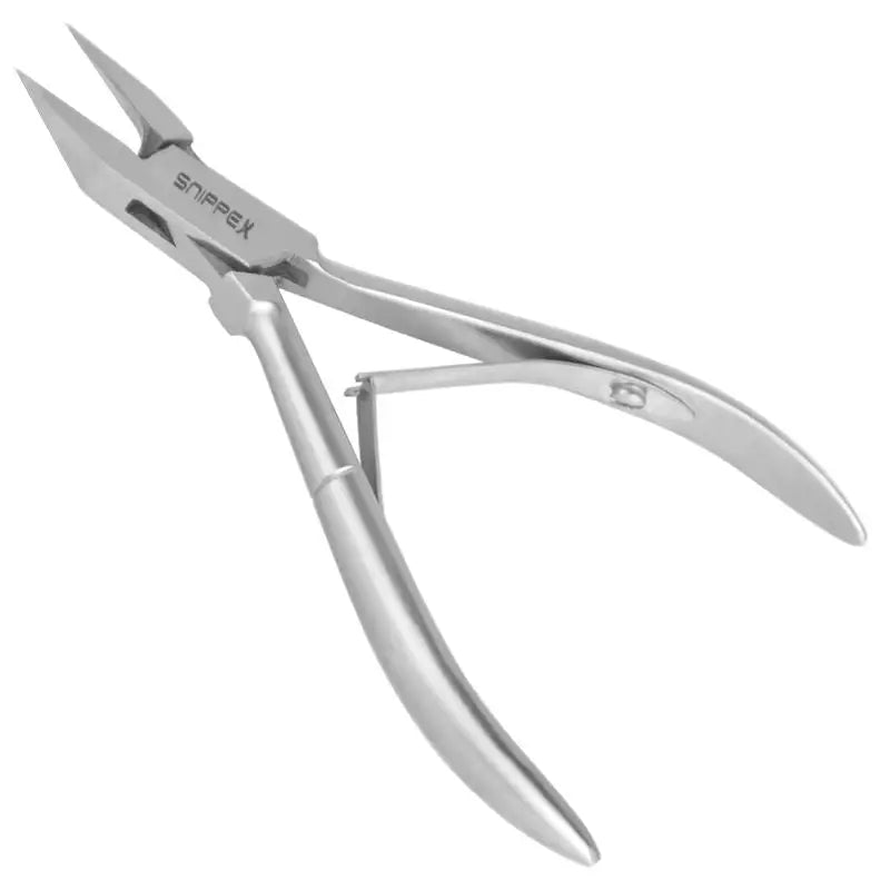 Silberne Nagelzangen von Snippex 13cm für präzises Nagelpflege-Tool