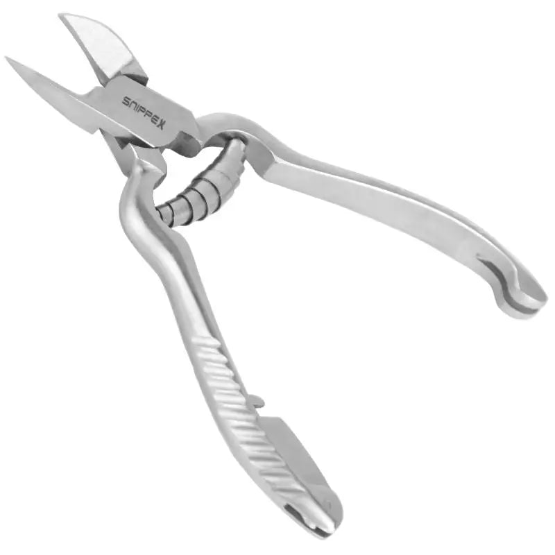 Silberner Metall-Nagelzange Snippex Nagelzange 14 cm für präzises Nagelpflege