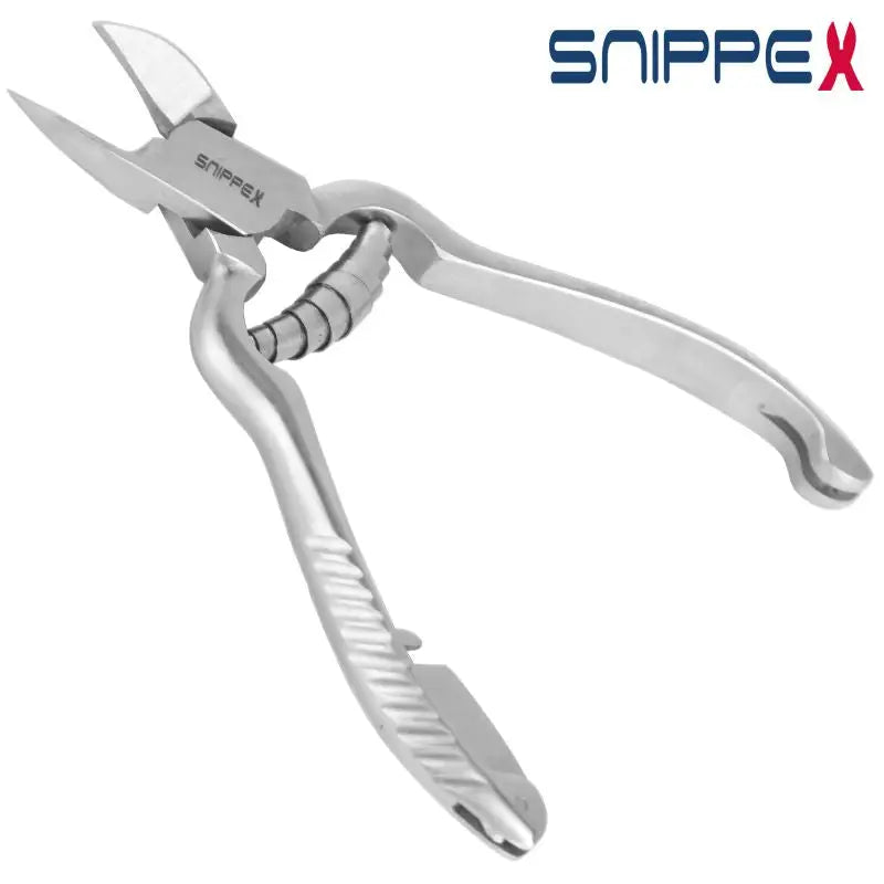 Silberne Metall-Nagelknipser Snippex Nagelzange 14 cm für präzises Schneiden