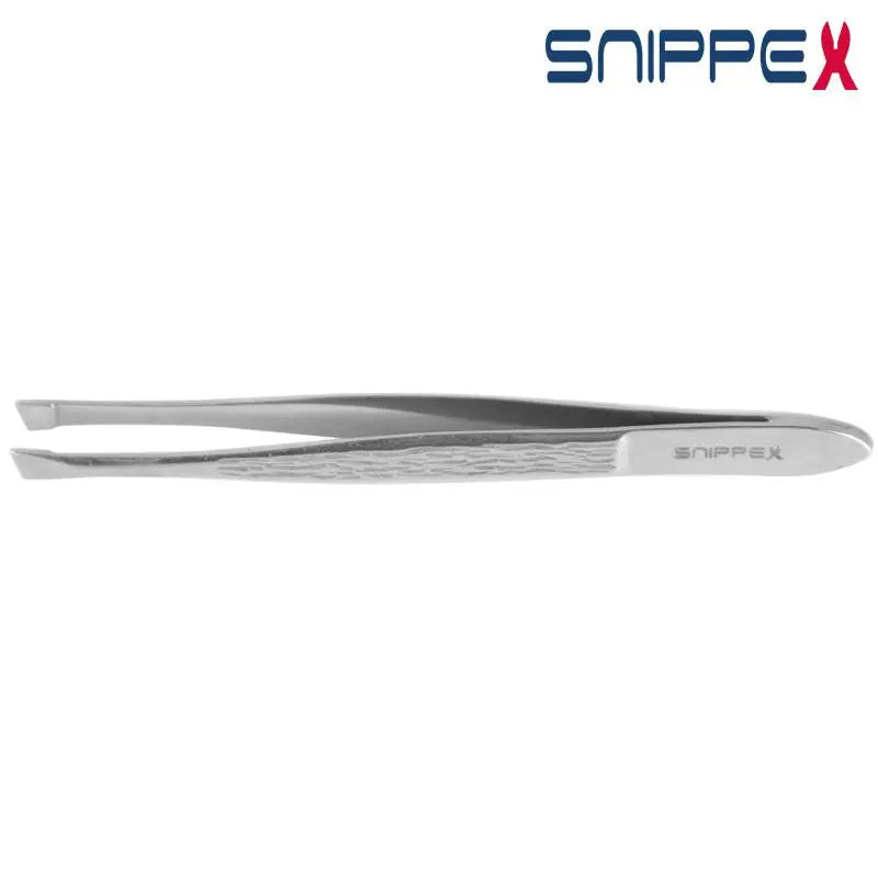 Silberne schräg Zupfzangen Snippex Pinzette Schräg 8cm für präzise Beauty Anwendungen