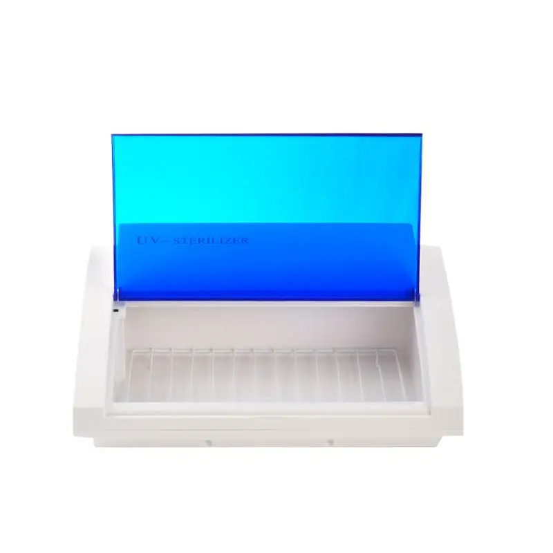 Weiße und blaue Rutschfärbetank für Sterilisator UV-C Blue