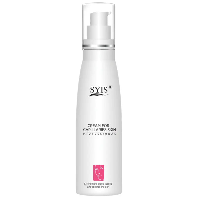 Weiße Cremeflasche mit Pumpenverschluss für Syis Creme für Gefäßteint 100 ml