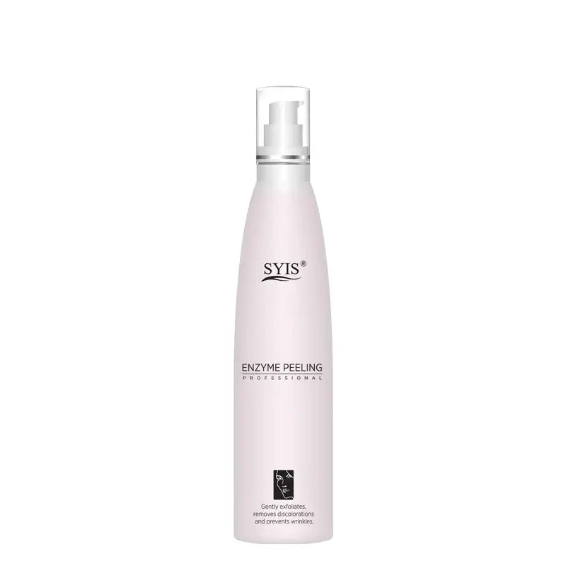 Syis Enzymatisches Peeling Flasche mit Pump für sanfte Hautbehandlung