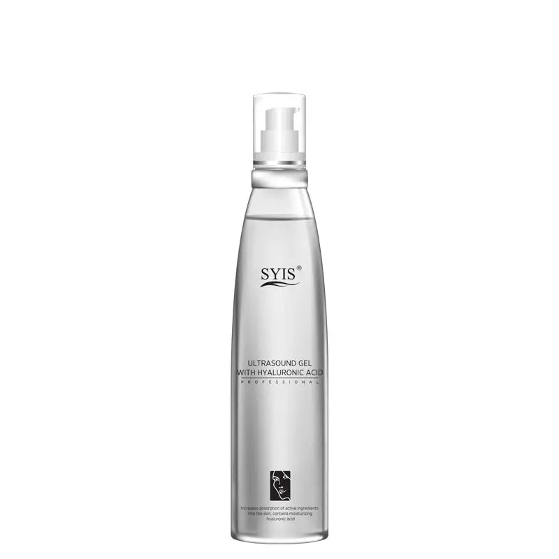 Klare Flasche Ultraschallgel für Dermo Lift & Peel Behandlung 200ml