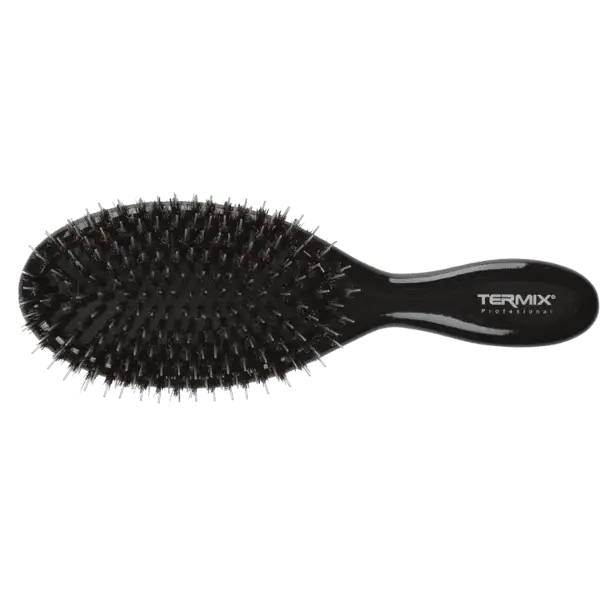 Schwarze Borsten-Haushaarbürste aus dem Termix Paddle Brush Extensions Sortiment