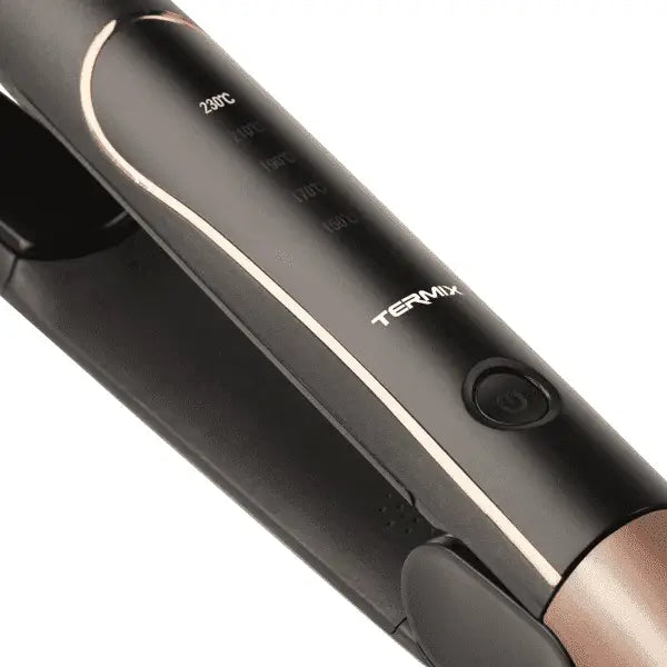 Termix Styling Iron Wild schwarzer und roségoldener Haarglätter für glatte Haare