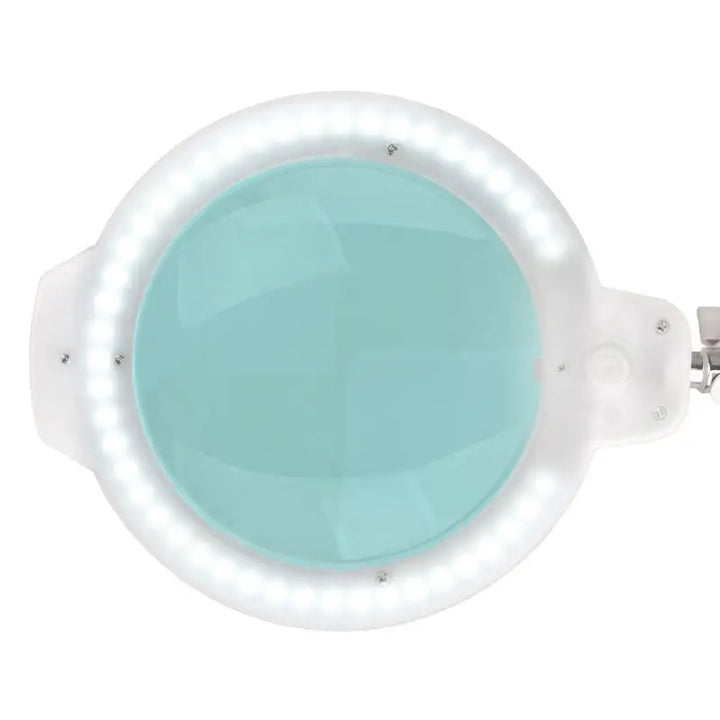 Beleuchtete Lupe Tisch-Lupenlampe LED Moonlight 8012/5 Weiß