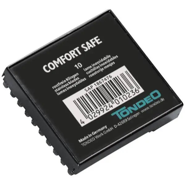 Schwarze Edelstahlmesserbox für Tondeo Comfort Safe Klingen