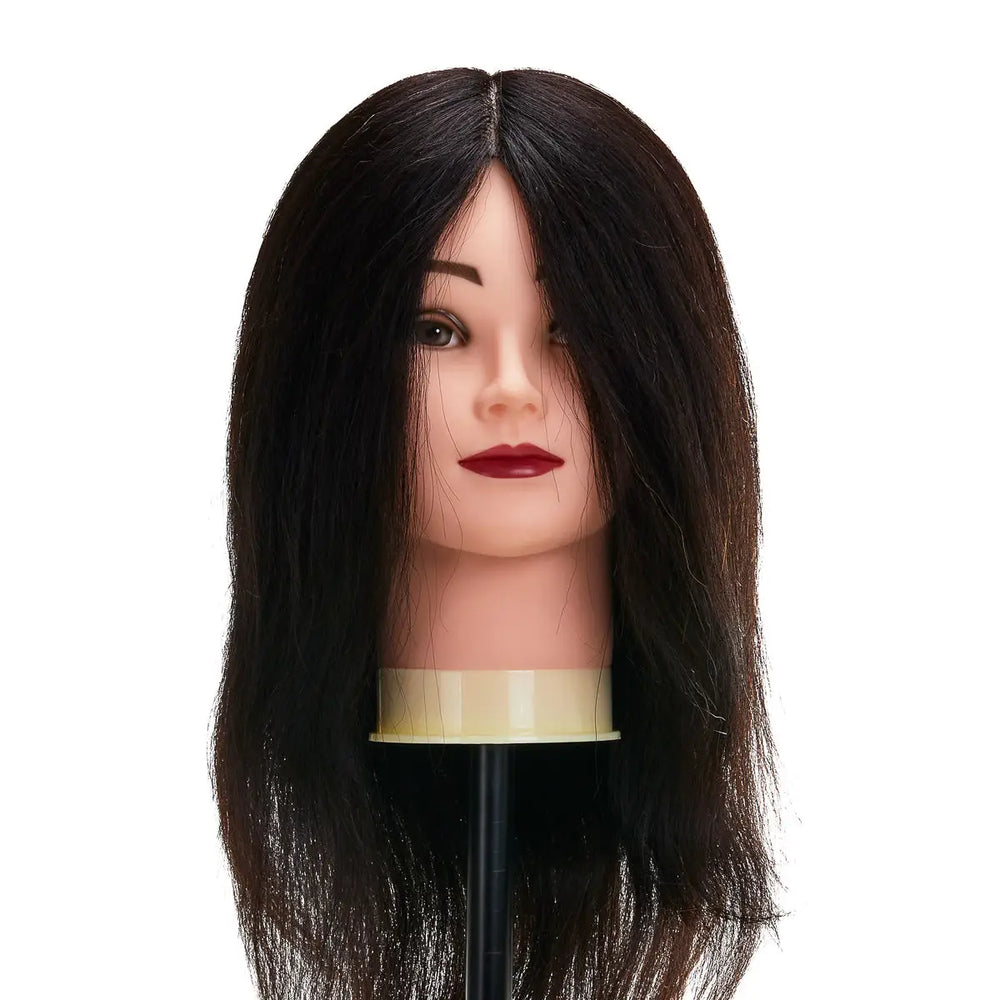 Trainingskopf Friseur Gabbiano WZ1 Naturhaar Farbe 1# Länge 16’’