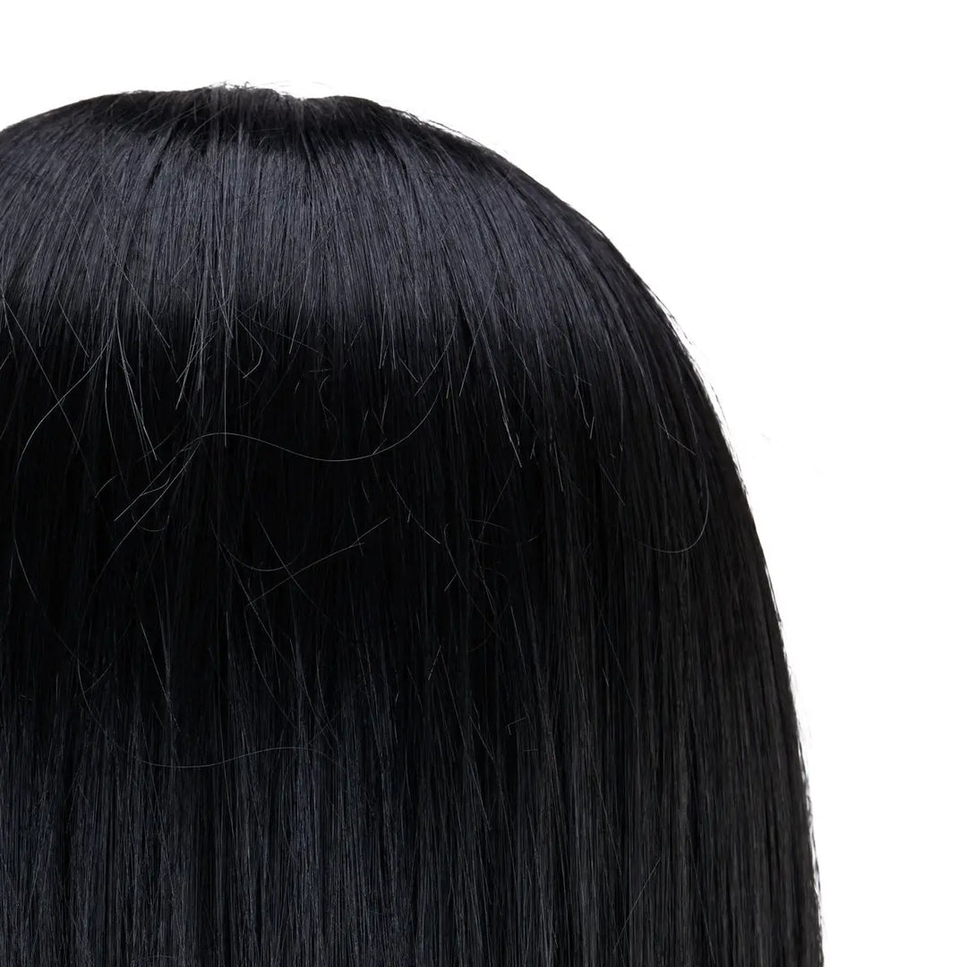Trainingskopf mit Friseurbarthaar Gabbiano WZ4 synthetisches Haar Farbe 1# Länge 8’’ + 6’’