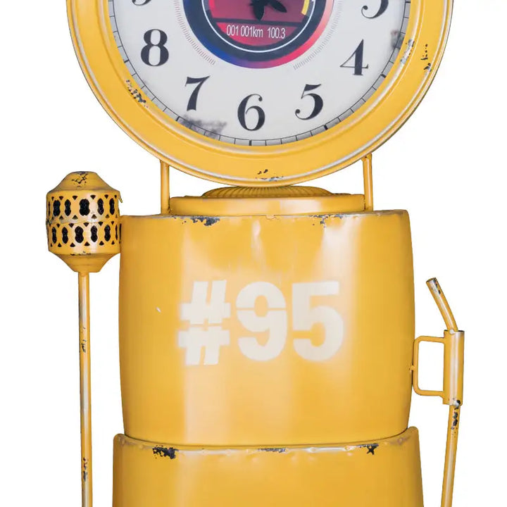 Uhr Dekoration Tanksäule Gelb - Uhren