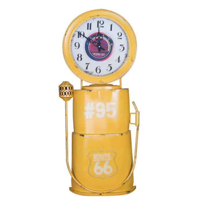 Uhr Dekoration Tanksäule Gelb - Uhren