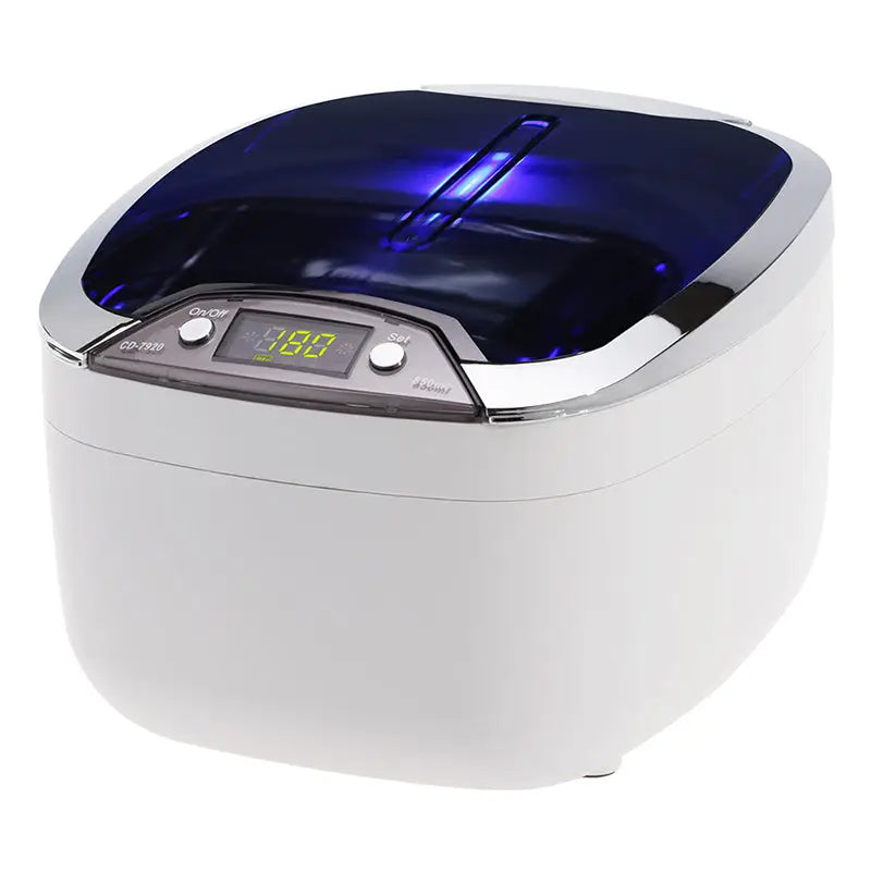 Weiße und chrom Ultrasonicreiniger Ultraschallreiniger acd-7920 0,85 L 55W