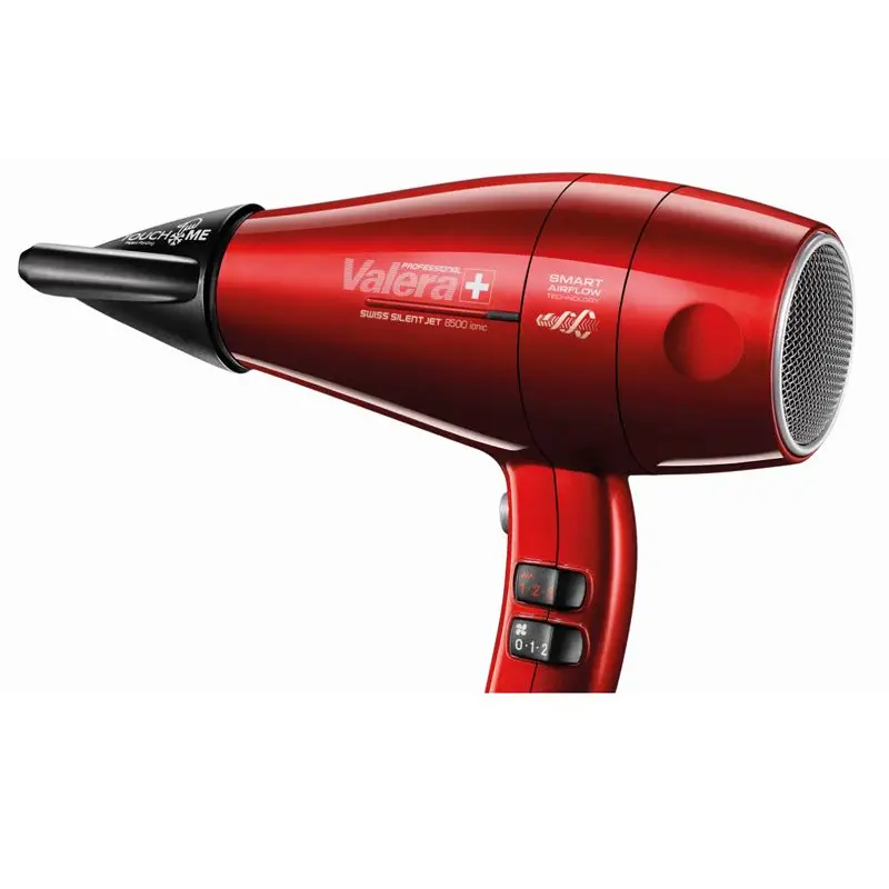 Roter Valera Haartrockner Silent Jet 8500 Ionic RC mit ergonomischem Design