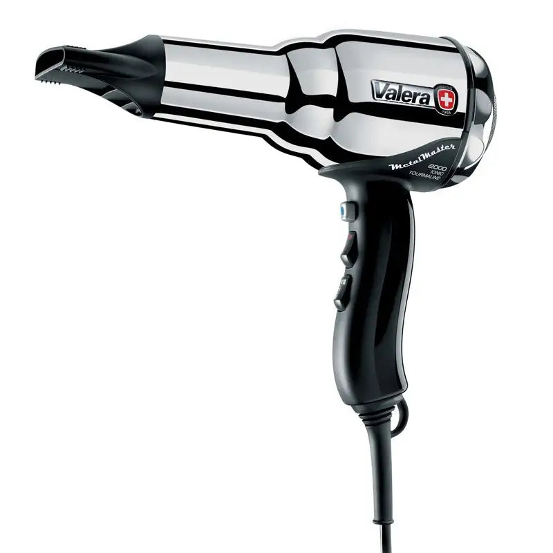Chrome und schwarzer Haartrockner Valera Haartrockner Swiss metal ionic