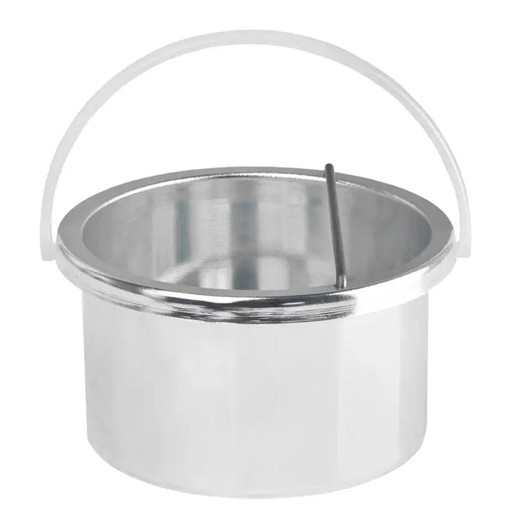 Silbernes Wachs-Heizgerät Dose 400ml 100W mit Griff, modernes Kerzenwärmer-Design
