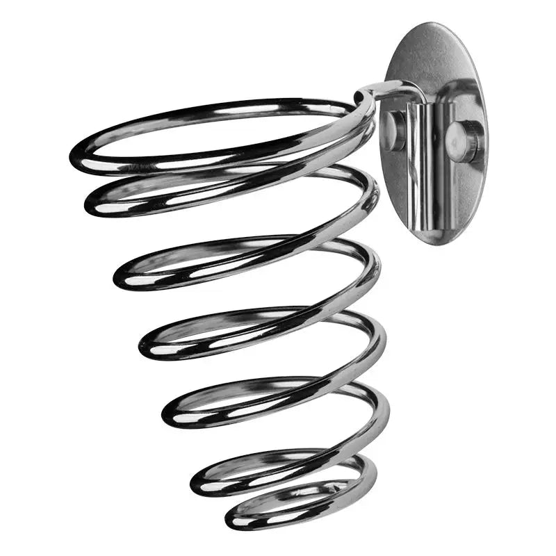Chrome Spiral Haarfönhalterung für Wandhalterung FX64