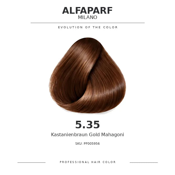 Alfaparf Milano Evolution of the Color Warm Browns 5.35 Kastanienbraun Gold Mahagoni PF005956