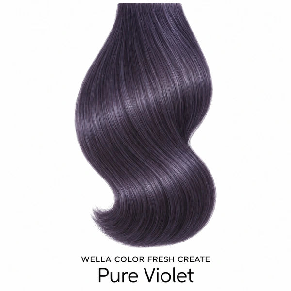 Wella Color Fresh Create Pure Violet – Haarfarbmuster im einheitlichen Design