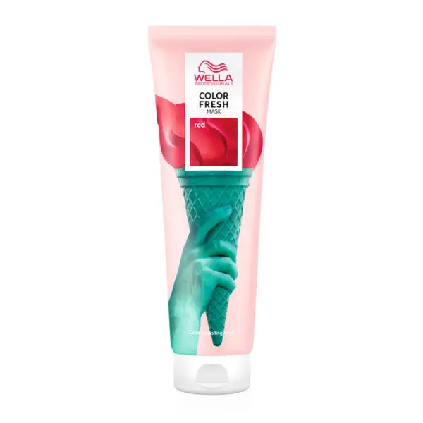 Rote Haarfarbe Maske Wella Color Fresh Tönungsmaske for vivid hair coloring