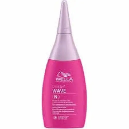 Rosa Flasche des Wella Creatine+ Curl Dauerwellenmittels für lockiges Haar