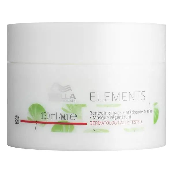 Weißer Behälter für Wella Elements Reconstructing Mask Haarpflegeprodukt
