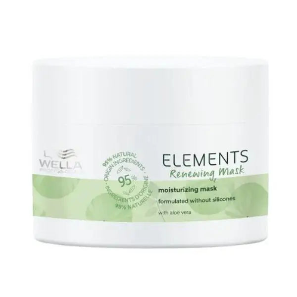 Wella Elements Renewing Mask auf einem weißen Hintergrund, pflegt und revitalisiert Haare