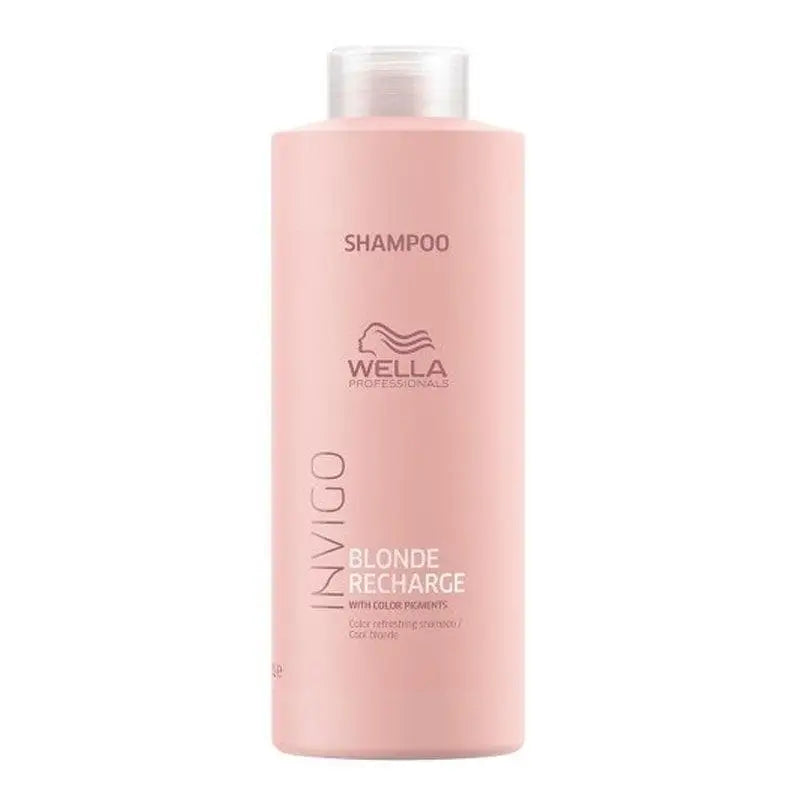Pink Shampoo Flasche für Wella Invigo Blonde Cool Shampoo, föhles Haarpflegeprodukt