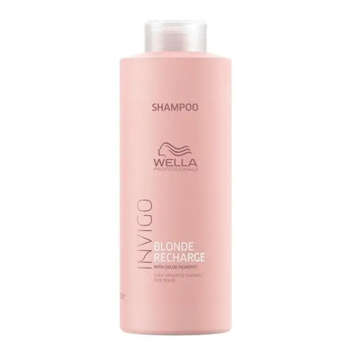 Pink Shampoo Flasche für Wella Invigo Blonde Cool Shampoo, föhles Haarpflegeprodukt