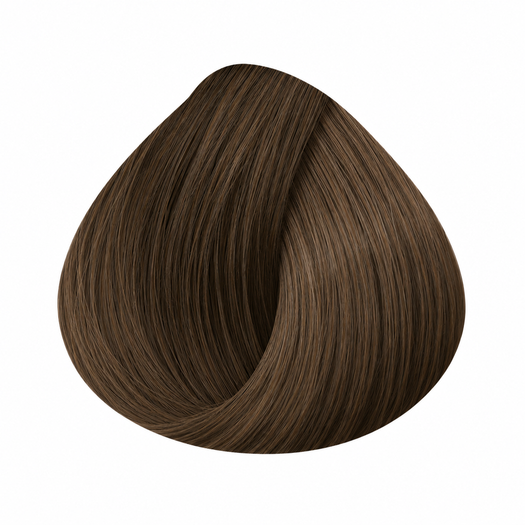 Wella Koleston Perfect Rich Naturals 4/3 mittelbraun gold - gestaltetes Haarfarbmuster