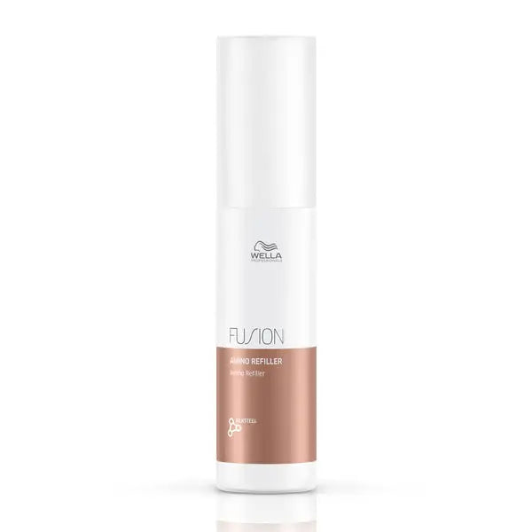 Weiße und Bronze Haarpflegeshampoo Flasche von Wella Professionals Fusion Amino Refiller