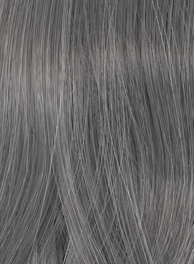 Wella True Grey Graphite Shimmer Dark – Original-Haarmuster aus der Hersteller-Farbkarte