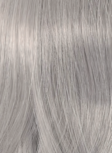 Wella True Grey Pearl Mist Light – Original-Haarmuster aus der Hersteller-Farbkarte