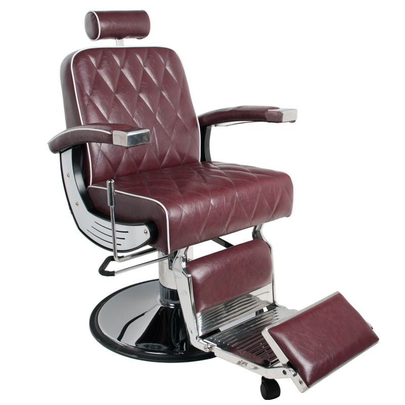 Gabbiano Barberstuhl Imperial Bordeauxrot