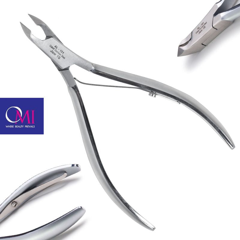 Omi pro-line nagel(haut)zange al-101 acrylic nail nippers jaw16/6mm lap joint