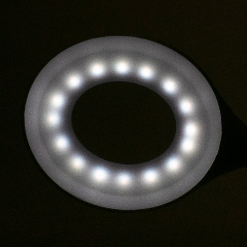 Ring-Schreibtischleuchte LED Snake Weiß