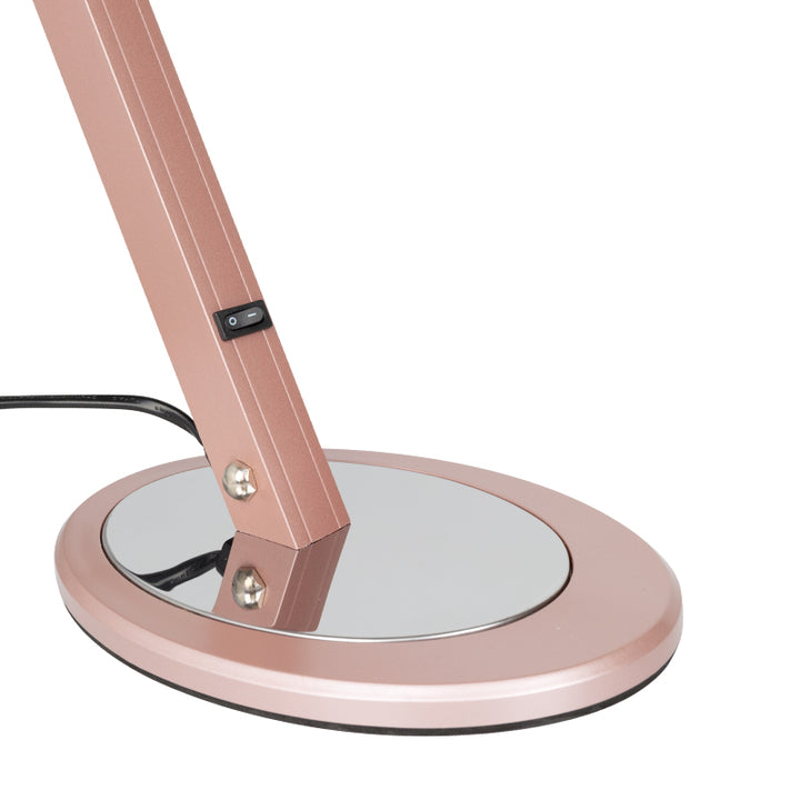 Schreibtischlampe LED slim Roségold