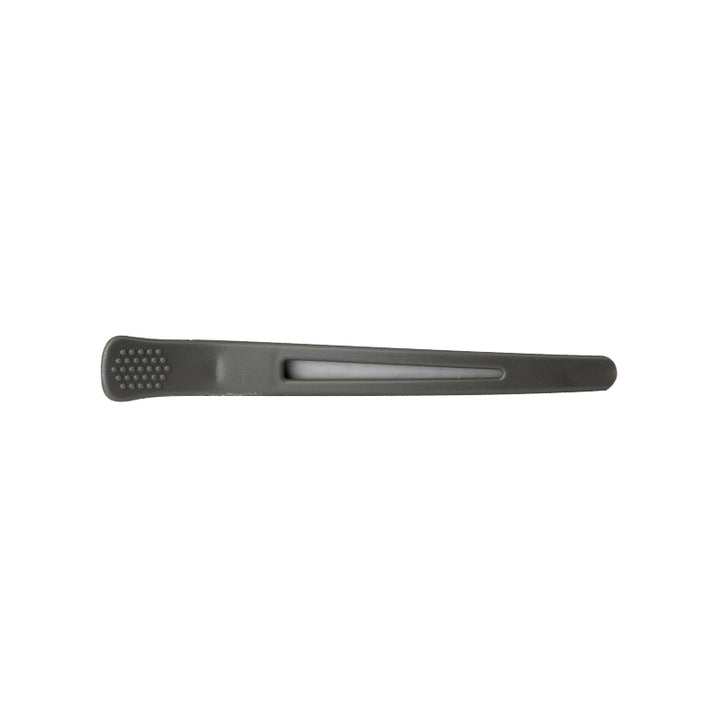 Friseur-Haarspangen Clips e-12b 6 St. 11,5cm Grau