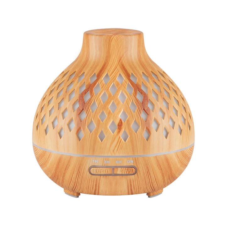 Aroma Diffusor Luftbefeuchter spa 10 light wood 400ml + Timer