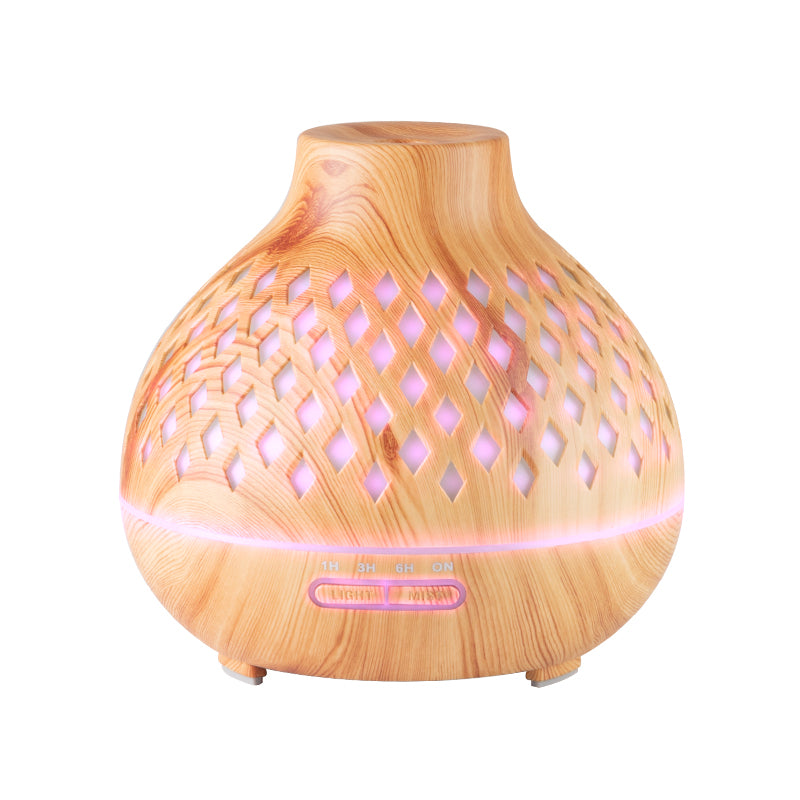 Aroma Diffusor Luftbefeuchter spa 10 light wood 400ml + Timer