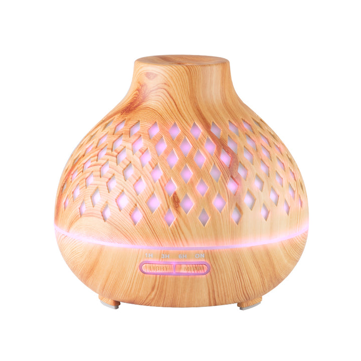 Aroma Diffusor Luftbefeuchter spa 10 light wood 400ml + Timer