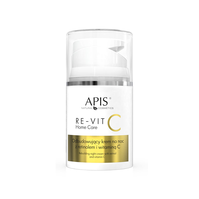 APIS RE-VIT C HOME CARE WIEDERAUFBAU NACHTCREME MIT RETINOL UND VITAMIN C 50ML