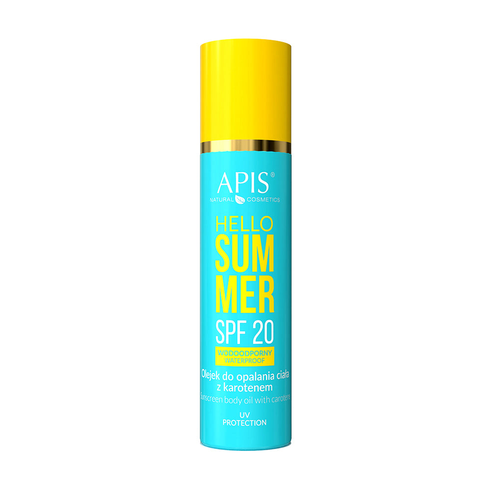 Apis Hello Summer Activator Spf 20, Körperbräunungsöl mit Carotin 150 ml